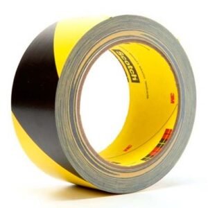 Cinta demarcatoria amarilla y negra 3 para piso 50mm x 30mts