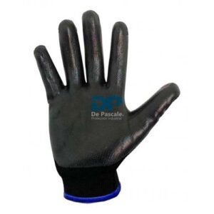 Guante tejido negro DPS recubierto nitrilo negro