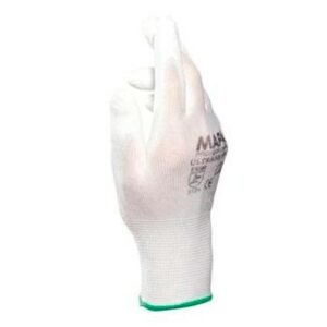 Guantes talle 10-10 1/2 Mapa Ultrane 549/550 tejidos baño blanco