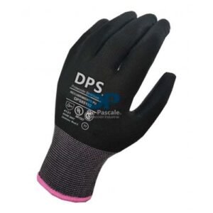 Guantes tejidos baño pu negro
