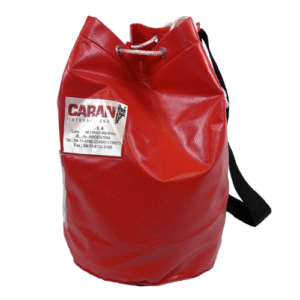 Bolso porta equipos marca Caran para trabajos de altura