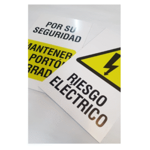 Cartelería en plástico corrugado para exteriores