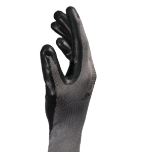 Guante baño nitrilo gris/negro