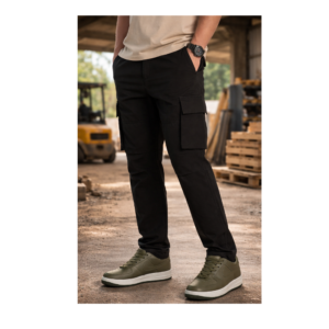 Pantalón Cargo Gabardina Elastizada